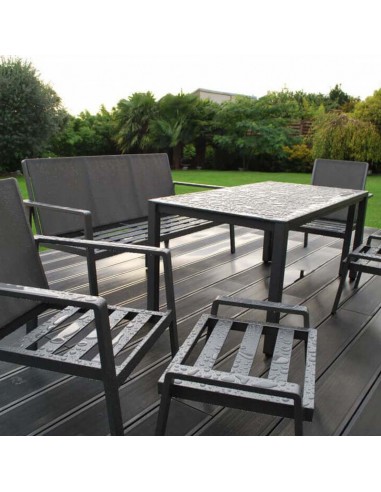 Salon de jardin repas 7 places - Atlantico