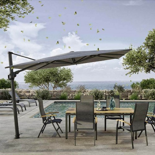 Parasol déporté inclinable 3x3 - Royal Sun