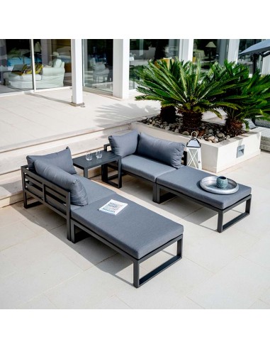 Salon de jardin modulable - 5 pièces