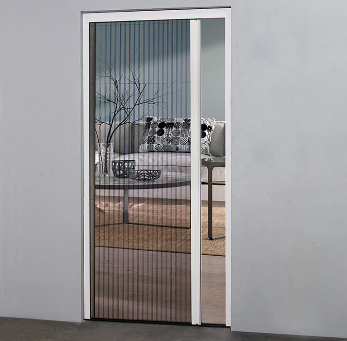 moustiquaire pliss&eacute;e pour porte sur mesure